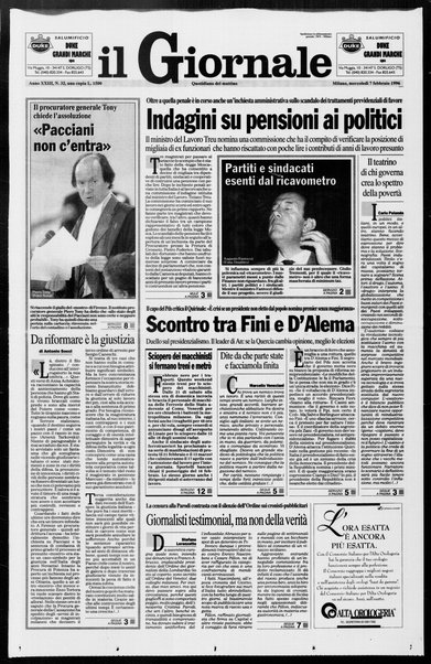 Il giornale : quotidiano del mattino